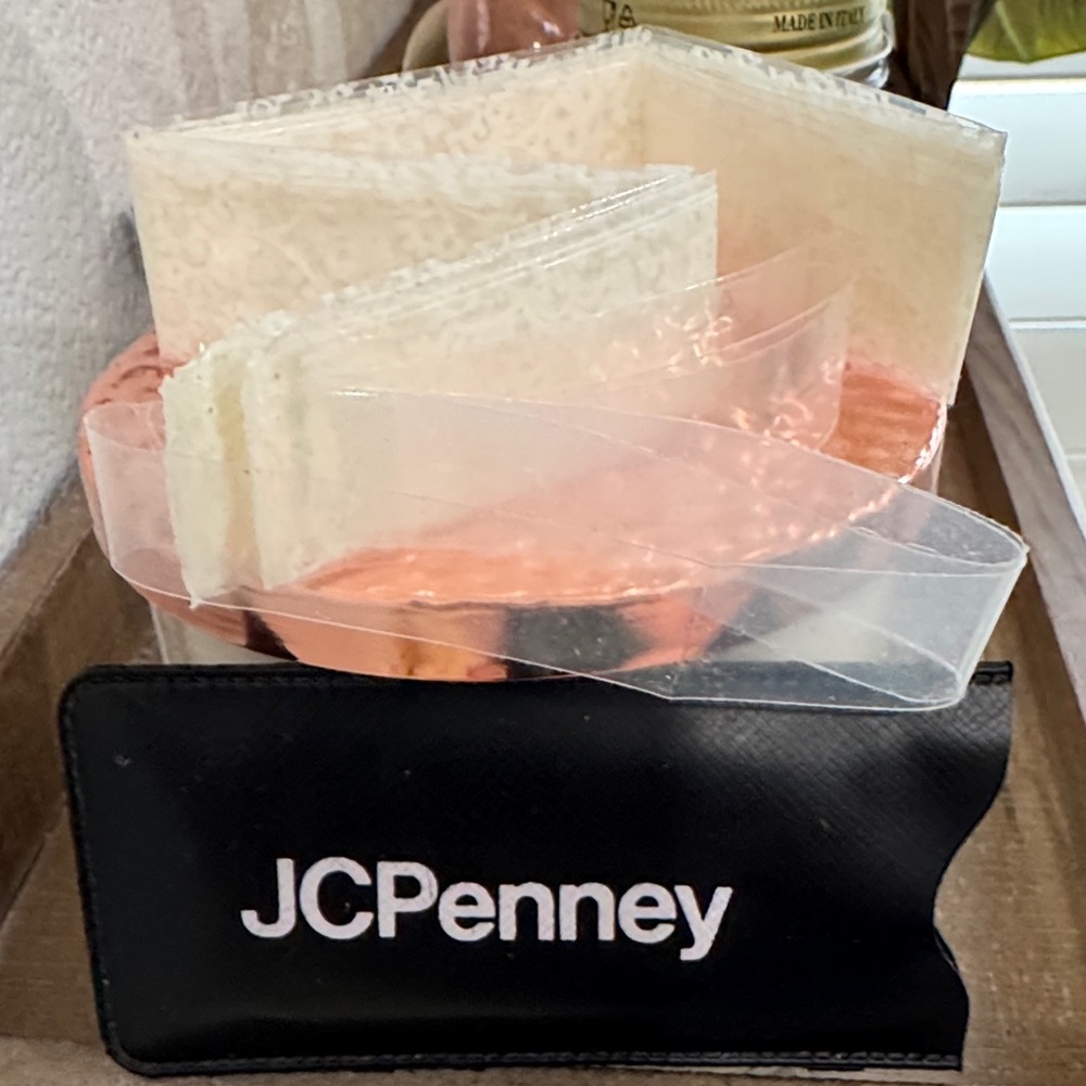 Vintage JCPenney Advertisement Rain Bonnet in Case